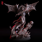 Dark Celestial Winged Warrior | Unpainted Miniature| 5 Sizes/Scales | Tabletop RPG Mini - Only-Games