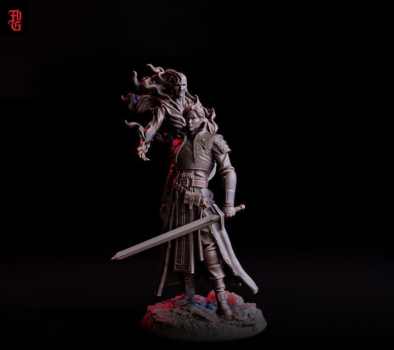Echo Rogue Shadow Assassin PC / NPC | 5 Sizes /Scales | Mini -D&D Pathfinder Figurine - Only-Games