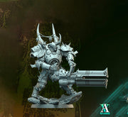 Void-Crusher Heavy Armored Hulk | Grimdark Sci-Fi Soldier | 5 Scales | Unpainted or Primed - Only-Games