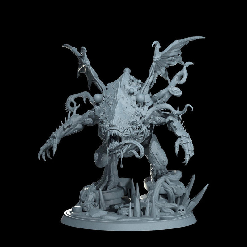 Gargantuan Abyssal Maw Eldritch Horror Miniature D&D 5e Pathfinder Chaos Wargaming Boss Model - Only-Games