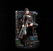 Cyber Stealth Operative Female Soldier Mini Sci-Fi Starfinder Topless Nude NSFW Model - Only-Games