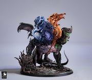 Ancient Elemental Dragon Greatwyrm Miniature Unpainted Resin D&D 5e 2024 Pathfinder 5 Scales Boss - Only-Games
