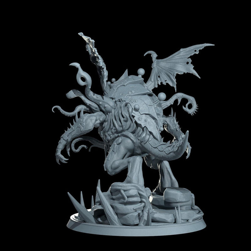 Gargantuan Abyssal Maw Eldritch Horror Miniature D&D 5e Pathfinder Chaos Wargaming Boss Model - Only-Games