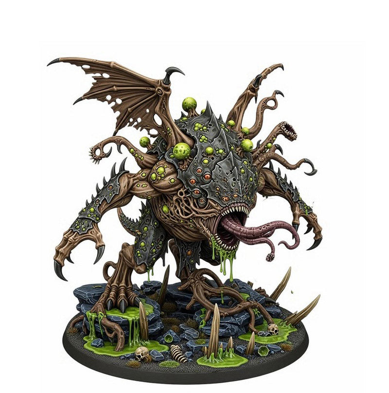 Gargantuan Abyssal Maw Eldritch Horror Miniature D&D 5e Pathfinder Chaos Wargaming Boss Model - Only-Games