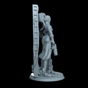 Cyber Stealth Operative Female Soldier Mini Sci-Fi Starfinder Topless Nude NSFW Model - Only-Games