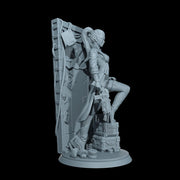 Cyber Stealth Operative Female Soldier Mini Sci-Fi Starfinder Topless Nude NSFW Model - Only-Games