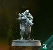 Grimdark Sci-Fi Soldier Hell Platoon Miniature, OPR Proxy, 3D Printed Tabletop Wargaming Mini - Only-Games