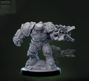 Construct Paladin Fighter Heavy Armor Knight | D&D 5e Hero | 5 Scales | Unpainted - Only-Games
