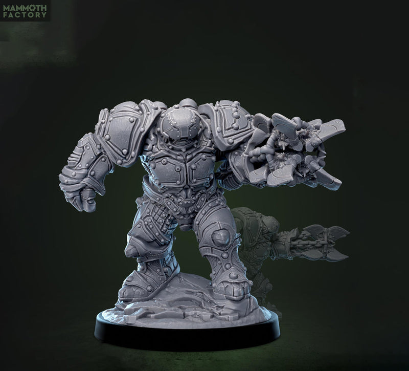 Construct Paladin Fighter Heavy Armor Knight | D&D 5e Hero | 5 Scales | Unpainted - Only-Games