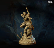 Ranger Archer Miniature DnD 5e Gloom Stalker Beast Master Resin RPG Figure - Only-Games