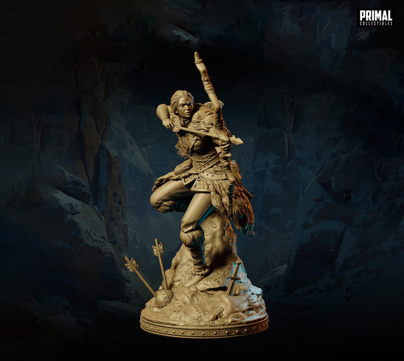 Ranger Archer Miniature DnD 5e Gloom Stalker Beast Master Resin RPG Figure - Only-Games