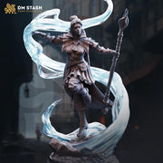 Female High Elven Sorcerer, Wizard, Warlock Miniature | 5 Sizes /Scales | Dungeons and Dragons - Only-Games