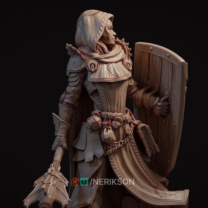 Female Human Cleric Light Domain 28mm 32mm 54mm 75mm 100mm DnD Miniature - Only-Games