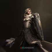 Female Human Cleric Light Domain 28mm 32mm 54mm 75mm 100mm DnD Miniature - Only-Games