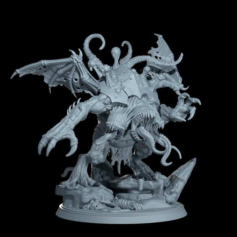 Gargantuan Abyssal Maw Eldritch Horror Unpainted Miniature D&D 5e Pathfinder Wargaming Boss Model - Only-Games