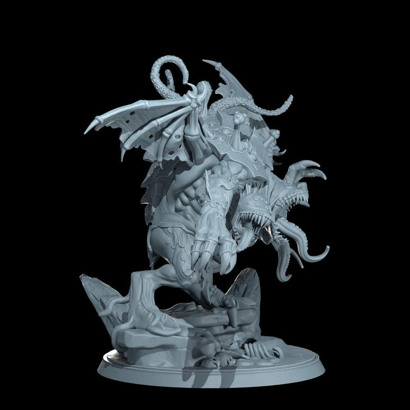 Gargantuan Abyssal Maw Eldritch Horror Unpainted Miniature D&D 5e Pathfinder Wargaming Boss Model - Only-Games