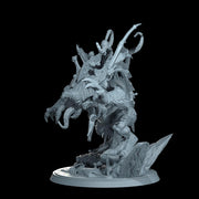 Gargantuan Abyssal Maw Eldritch Horror Unpainted Miniature D&D 5e Pathfinder Wargaming Boss Model - Only-Games