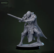 Forgeborn Templar Clockwork Knight Mechanical Paladin Fantasy Miniature for D&D Pathfinder - Only-Games