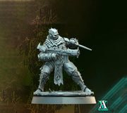 Grimdark Sci-Fi Soldier Hell Platoon Miniature, OPR Proxy, 3D Printed Tabletop Wargaming Mini - Only-Games