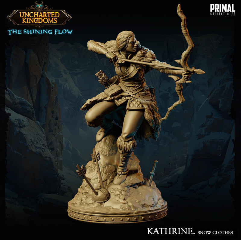 Ranger Archer Miniature DnD 5e Gloom Stalker Beast Master Resin RPG Figure - Only-Games