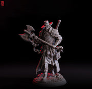 Witch Hunter Inquisitor Miniature Dark Cleric Executioner DnD 5e Resin RPG - Only-Games