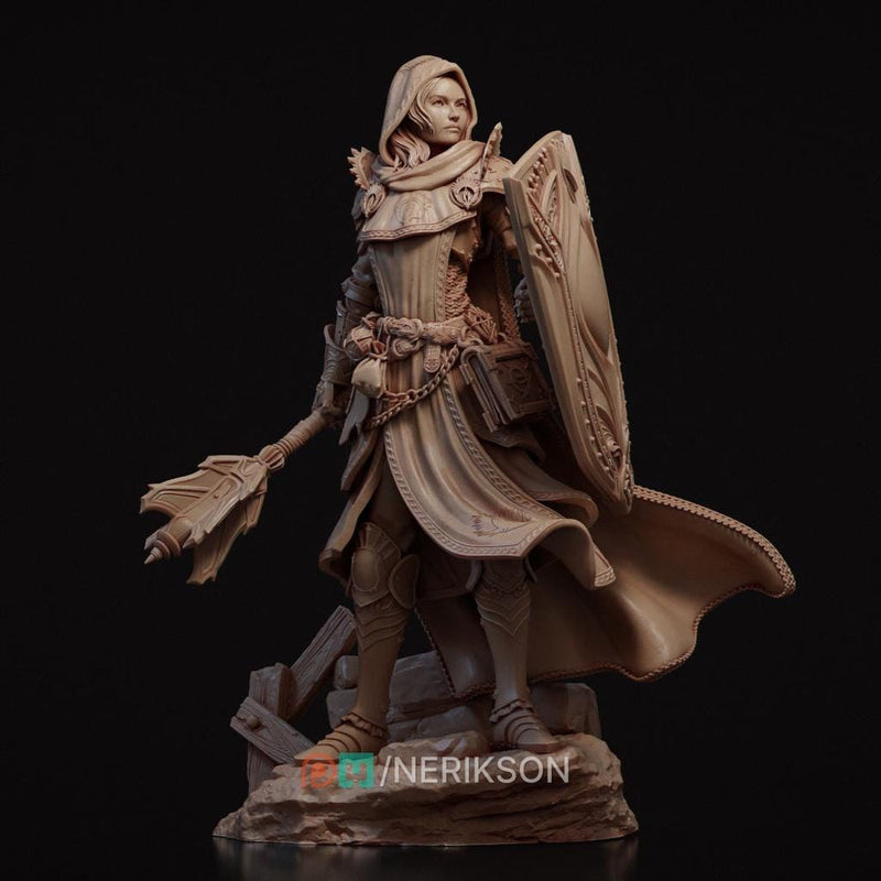 Female Human Cleric Light Domain 28mm 32mm 54mm 75mm 100mm DnD Miniature - Only-Games