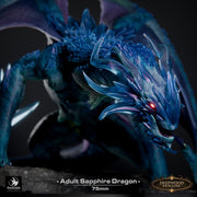 Sapphire Dragon Miniature | Gem Dragon Boss | DnD UNPAINTED Resin - Only-Games