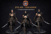 Assassin STL Bundle | Zylah Complete 3-Pack | Digital Download - Only-Games
