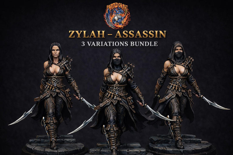 Assassin STL Bundle | Zylah Complete 3-Pack | Digital Download - Only-Games