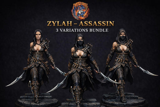 Assassin STL Bundle | Zylah Complete 3-Pack | Digital Download - Only-Games