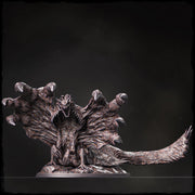 Dragon Miniature | Gargantuan Abyssal Demon Dragon Boss | Unpainted Monster - Only-Games
