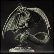 Gargantuan Dragon Miniature | Ancient Boss Monster | Resin Tabletop Figure - Only-Games