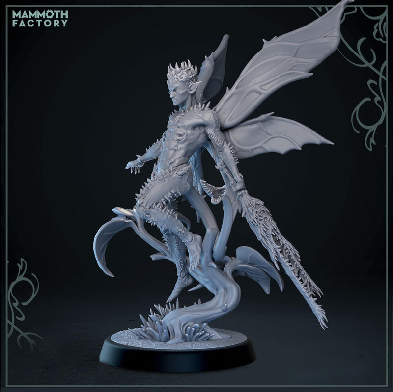 Dark Fairy Miniature | Evil Fey Sentinel | Resin RPG Figure - Only-Games