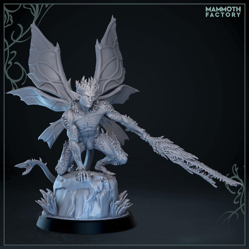 Dark Fairy Miniature | Evil Fey Stalker | Resin RPG Figure - Only-Games