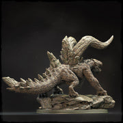 Gargantuan Monster Miniature | Horned Boss Beast | Resin RPG Figure - Only-Games