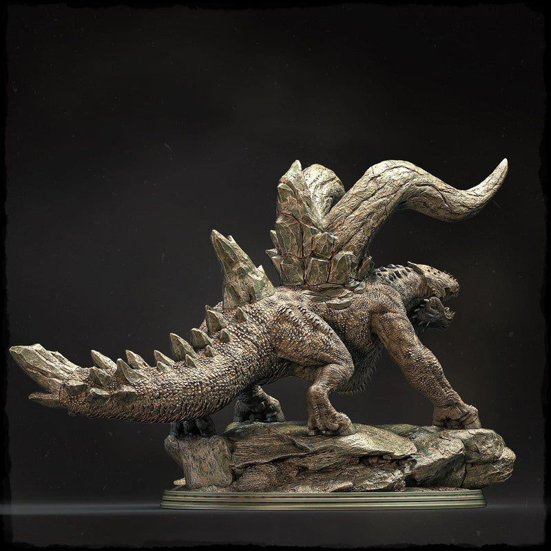 Gargantuan Monster Miniature | Horned Boss Beast | Resin RPG Figure - Only-Games