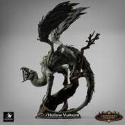 Carrion Horror Monster Miniature | Corrupted Vulture | Unpainted Resin 28mm 32mm 54mm 75mm 100mm - Only-Games