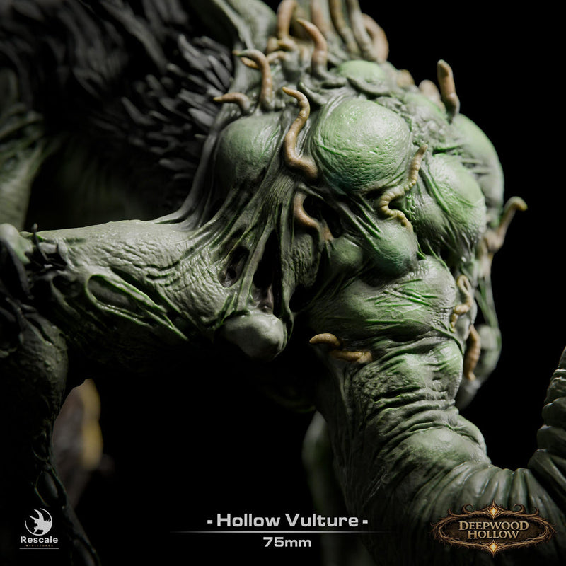 Carrion Horror Monster Miniature | Corrupted Vulture | Unpainted Resin 28mm 32mm 54mm 75mm 100mm - Only-Games