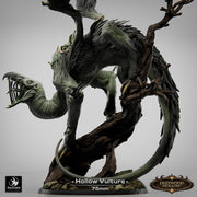Carrion Horror Monster Miniature | Corrupted Vulture | Unpainted Resin 28mm 32mm 54mm 75mm 100mm - Only-Games