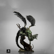 Carrion Horror Monster Miniature | Corrupted Vulture | Unpainted Resin 28mm 32mm 54mm 75mm 100mm - Only-Games
