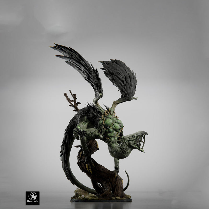 Carrion Horror Monster Miniature | Corrupted Vulture | Unpainted Resin 28mm 32mm 54mm 75mm 100mm - Only-Games
