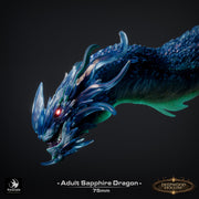 Sapphire Dragon Miniature | Gem Dragon Boss | DnD UNPAINTED Resin - Only-Games