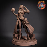 Wizard Miniature STL | Arcelin Diviner with Orb | Digital Download - Only-Games