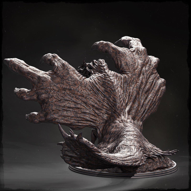 Dragon Miniature | Gargantuan Abyssal Demon Dragon Boss | Unpainted Monster - Only-Games