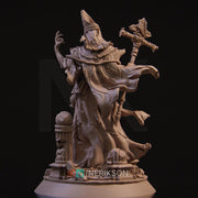 Lich Priest Miniature | Undead Necromancer Cleric | Resin RPG Figure - Only-Games