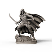 Male Rogue with Scimitar and Dagger, PaintedOrNot Original Design Unpainted Mini | 5 Sizes /Scales - Only-Games