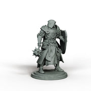 War Cleric Battle Priest, PaintedOrNot Original Design Unpainted Mini | 5 Sizes /Scales - Only-Games