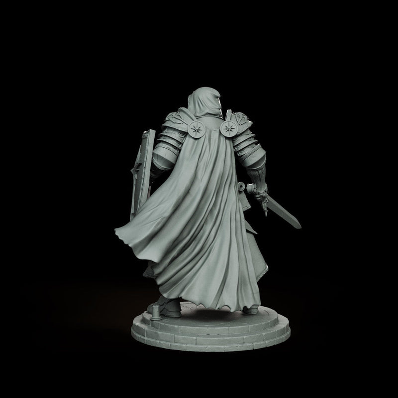 Holy Paladin Divine Judge, PaintedOrNot Original Design Unpainted Mini | 5 Sizes /Scales - Only-Games