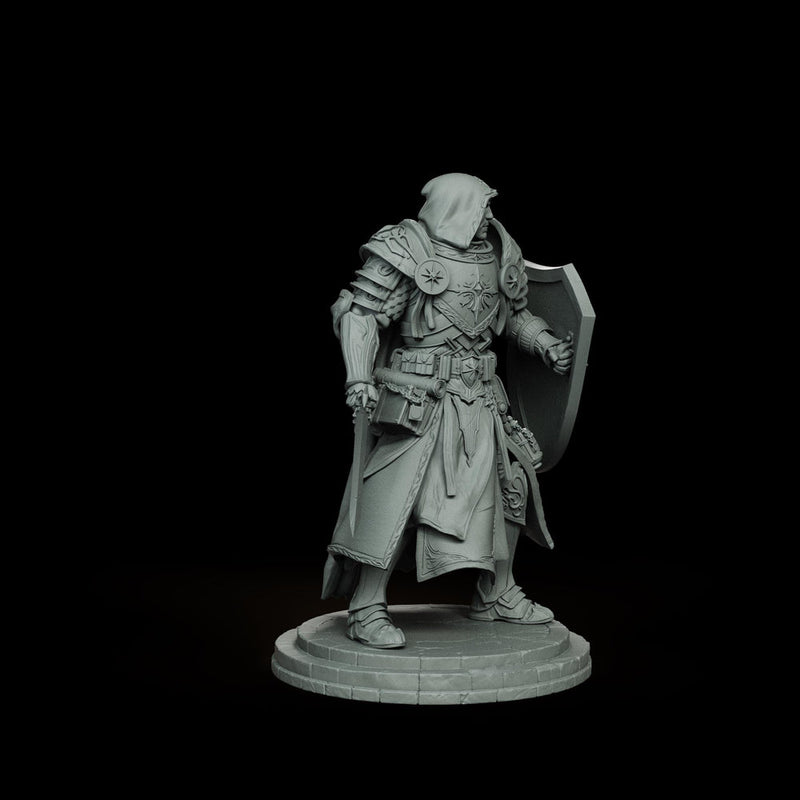 Holy Paladin Divine Judge, PaintedOrNot Original Design Unpainted Mini | 5 Sizes /Scales - Only-Games