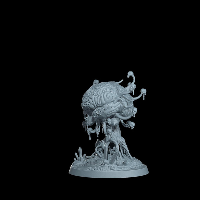 Brain Horror Miniature | Eldritch Aberration | Medium Large Huge Gargantuan Resin Figure - Only-Games